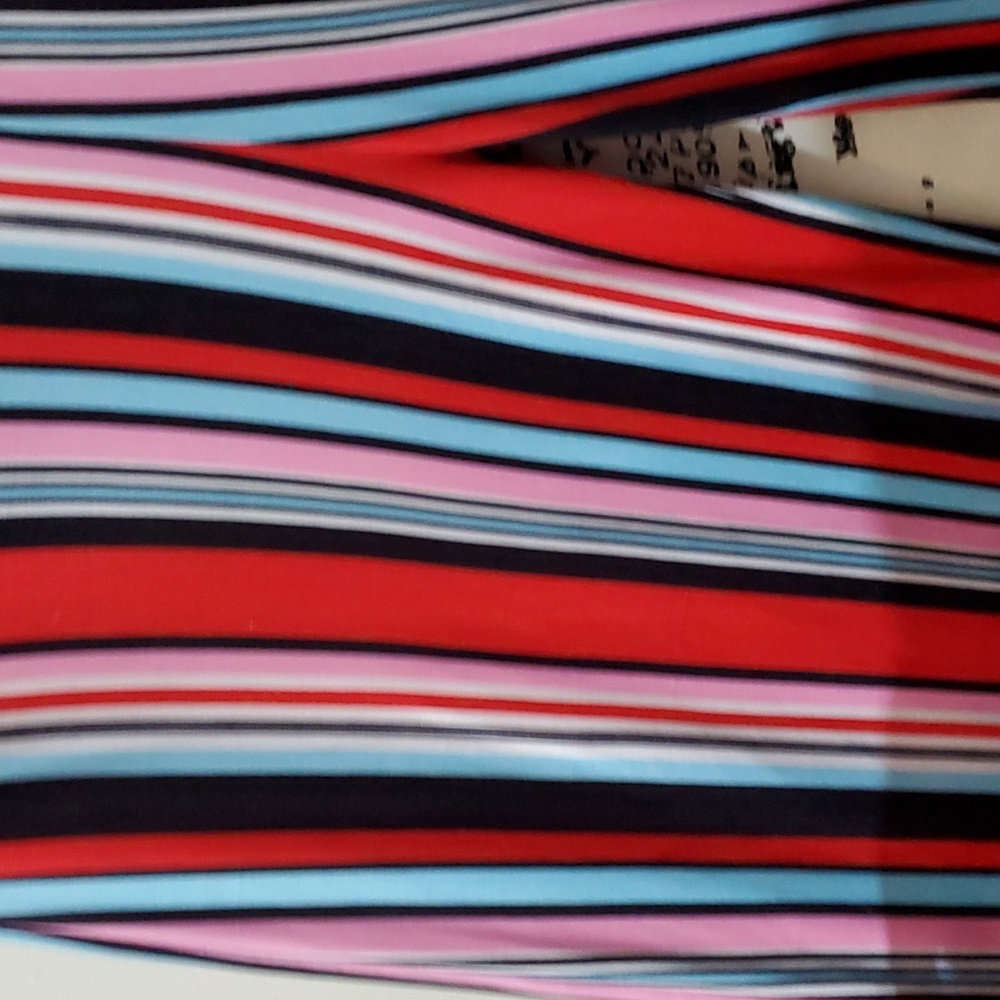 Arolina, stripped, stretchy wide leg pants - Picture 3 of 8